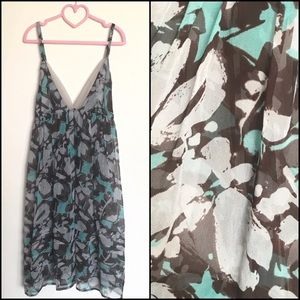 Chiffon floral slip dress